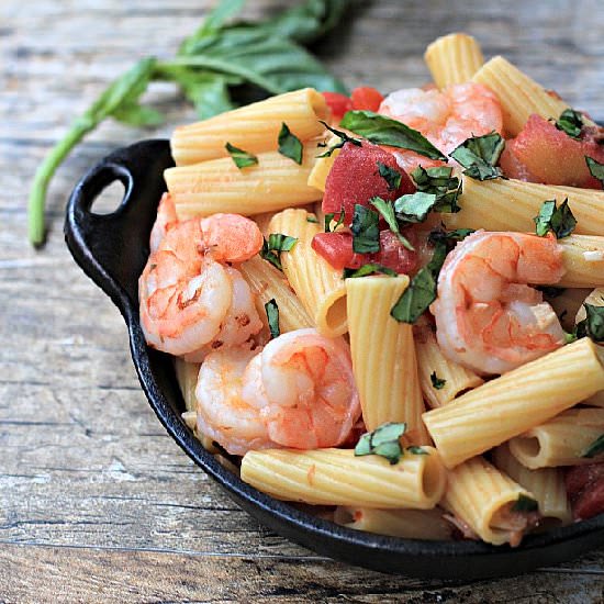 Spicy Shrimp Pasta