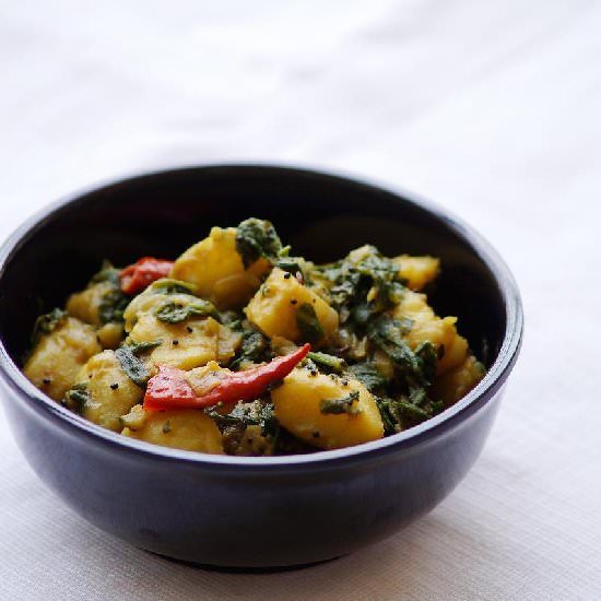 Saag Aloo
