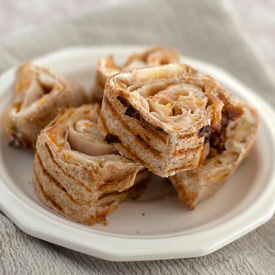 Turkey Apple Cheese Rollups