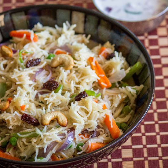 Semiya Pulav / Vermicelli Pilaf