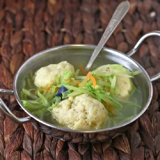 Veggie-Filled Matzo Ball Soup