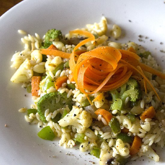 Vegetable Risoni Pilaf