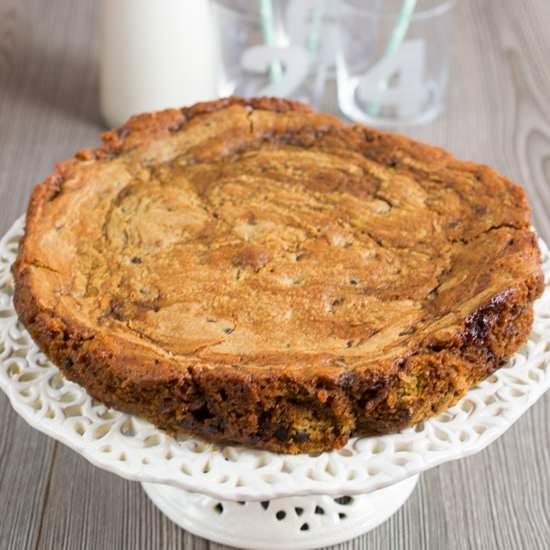 Salted Caramel Cookie Dough Cake