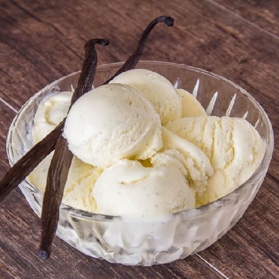 Homemade Vanilla Bean Ice Cream