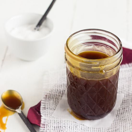 Lighter Coconut Caramel Sauce