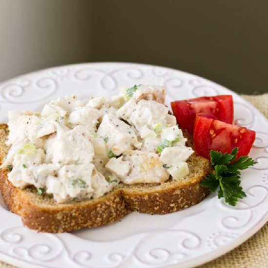 Chicken Salad with Kohlrabi