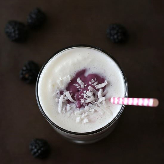 Blackberry Coconut Smoothie
