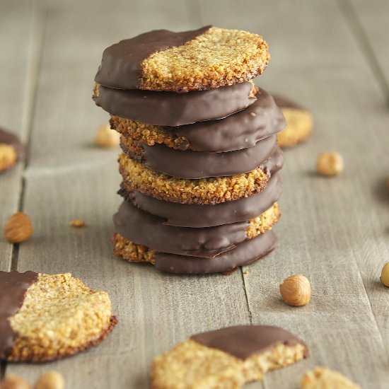 (Paleo) Chocolate-Hazelnut Cookies