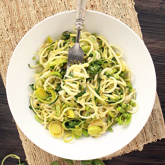 Spring Zucchini Pasta