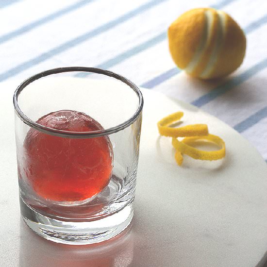 Negroni Cocktail Sphere