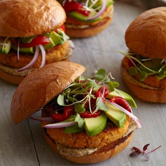Sweet Potato Burgers