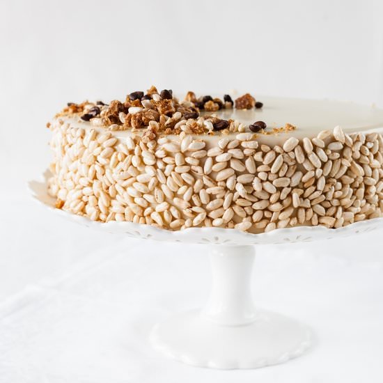 Caramel Coffee Cream Cake