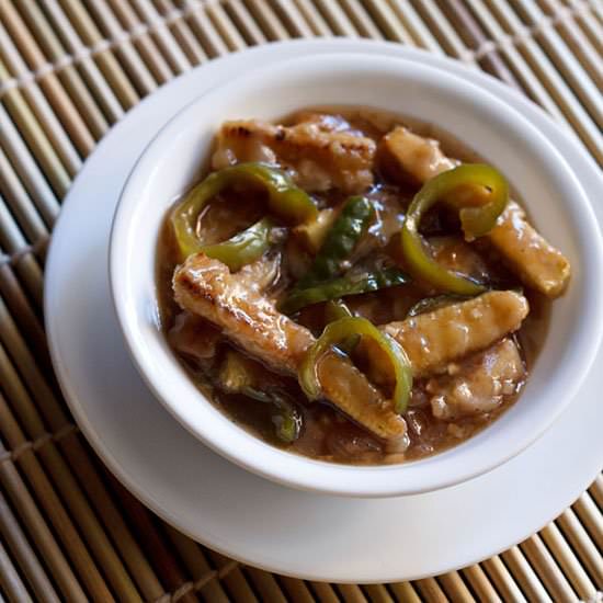 Chilli Baby Corn Gravy
