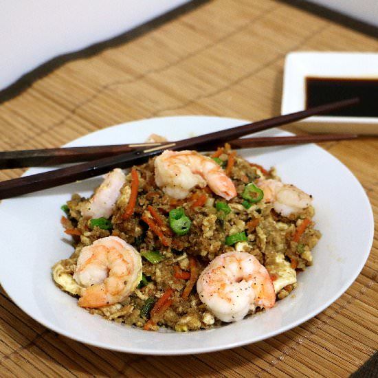 Shrimp Cauliflower Fried Rice