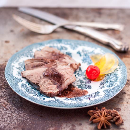 Goose Breast with Balsamic Vinegar