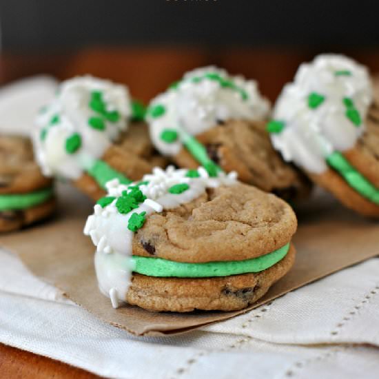 Mint Chocolate Chip Cookies