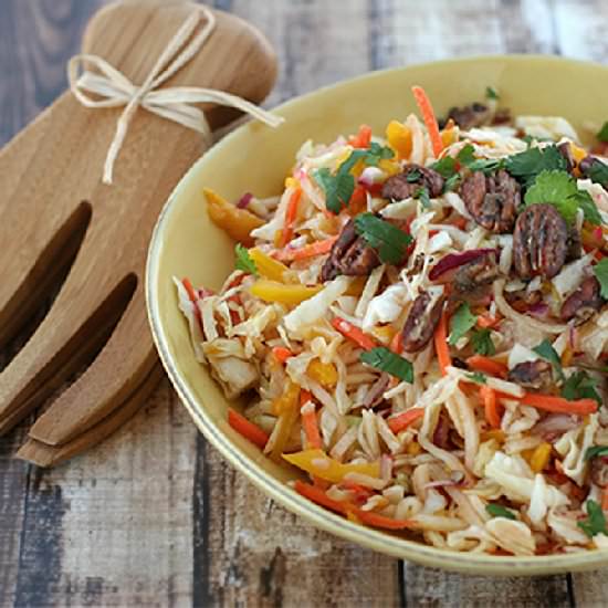 Santa Fe Slaw & Caramelized Pecans
