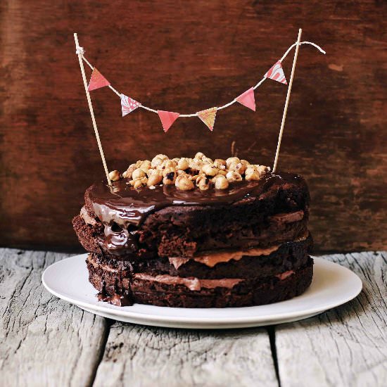 Chocolate Layer Cake with Homemade
