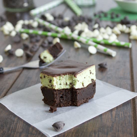 Mint Chip Mousse Brownies