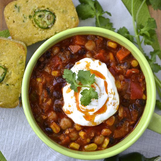 Chili sin carne
