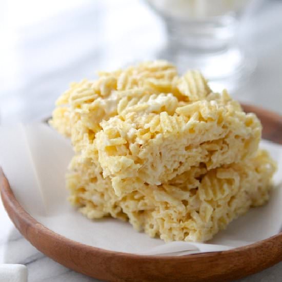 Ruffles Marshmallow Krispie Treats