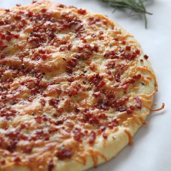 Spicy Pancetta Rosemary Pizza