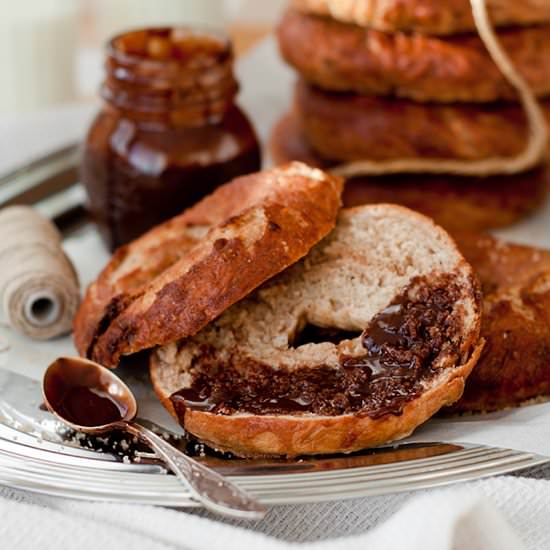 Milk Chocolate Bagels