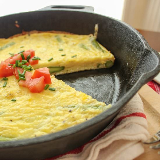 Asparagus Gruyere Frittata