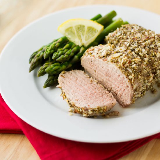 Almond-Crusted Pork Medallions