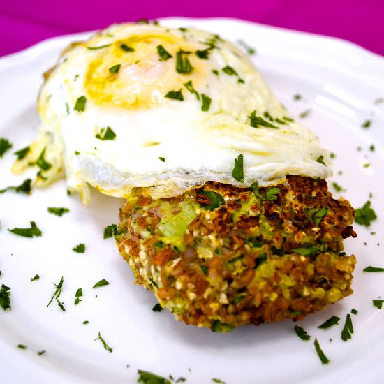 Zucchini and Bulgur Cakes