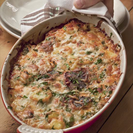 Mackerel, Tomato and Potato bake