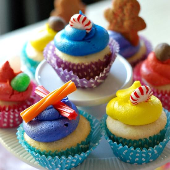 Candy Land Cupcakes