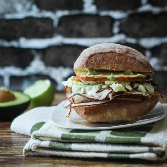 Jamaican Jerk Turkey Sandwich
