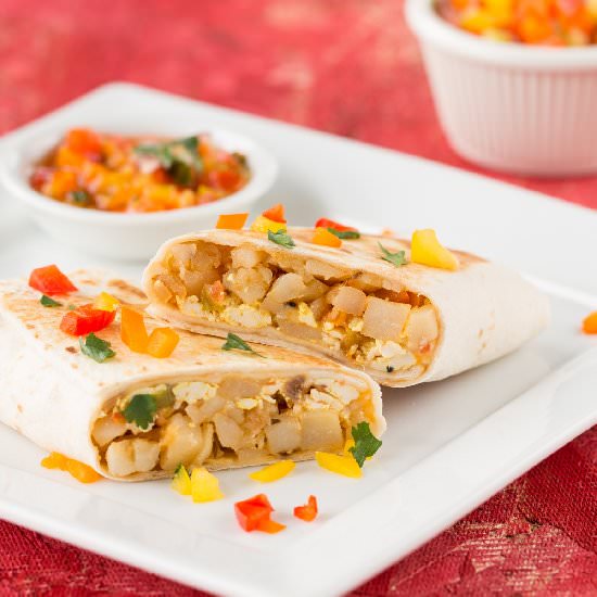 Tofu Potato Burrito