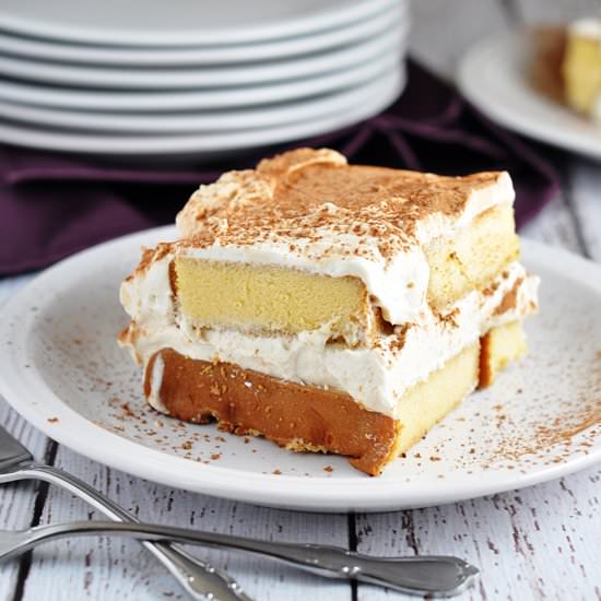 Easy Pound Cake Tiramisu