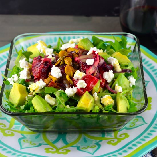 Blood Orange, Avocado Salad
