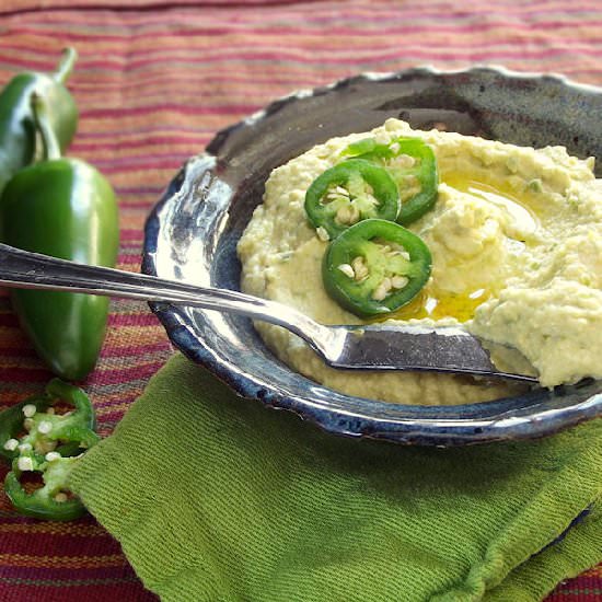 Roasted Jalapeno Hummus