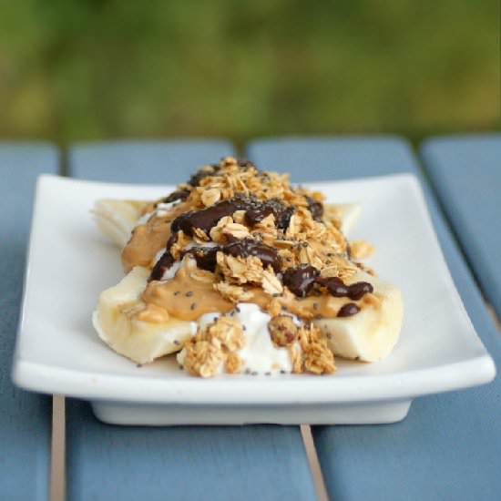 Breakfast Banana Split