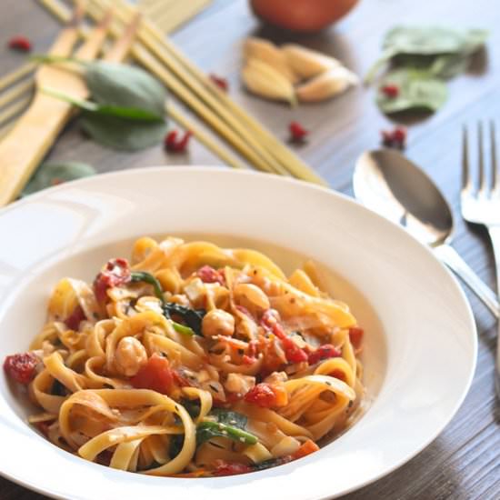 Chickpea and Spinach Italian