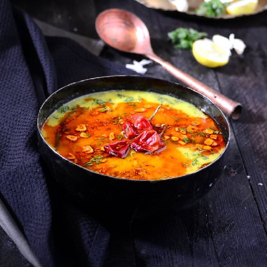 Garlic and Spinach Lentils