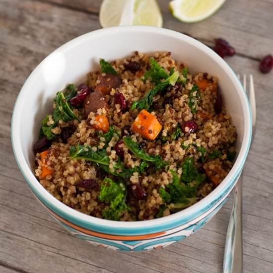 Kale, Quinoa & Sweet Potato Salad