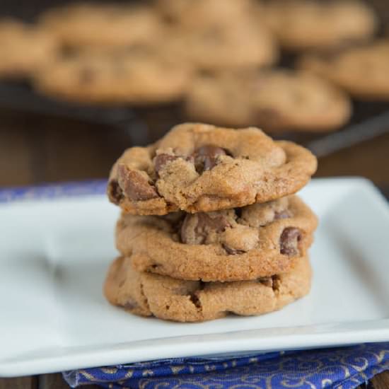 Malted Double Chocolate Cookies