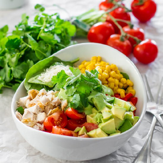 Chicken Spinach Salad