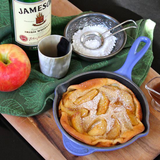 Caramel Apple & Whiskey Clafoutis