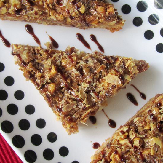 Peanut Butter Baklava Bars