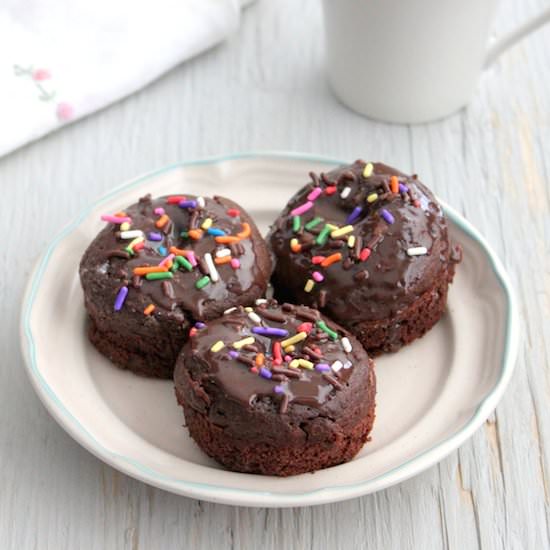 Baked Chocolate Doughnuts
