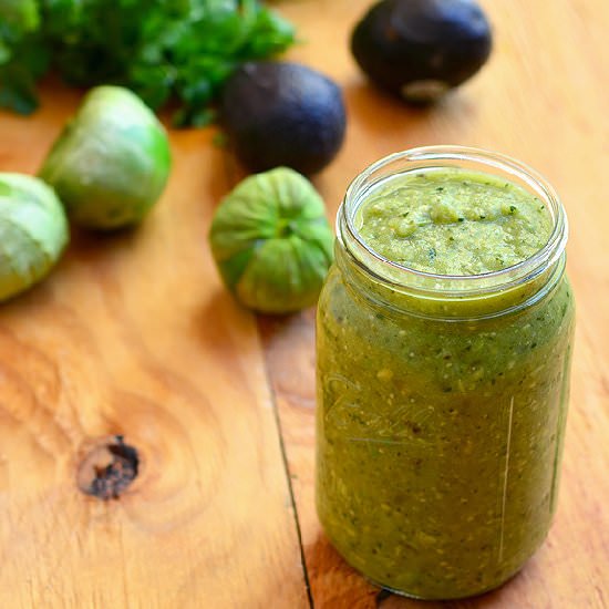 Avocado Tomatillo Salsa