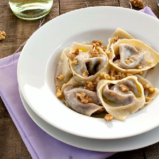 Radicchio and Gorgonzola Tortellini