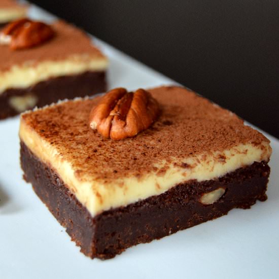 Pecan Brownie Cheesecake