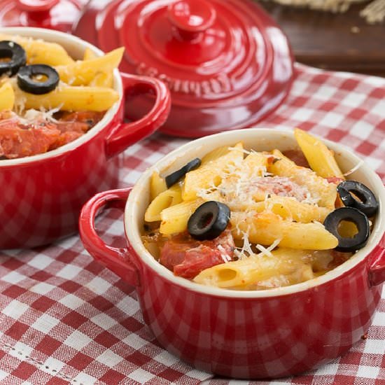 Spicy Penne w/Tomatoes and Havarti